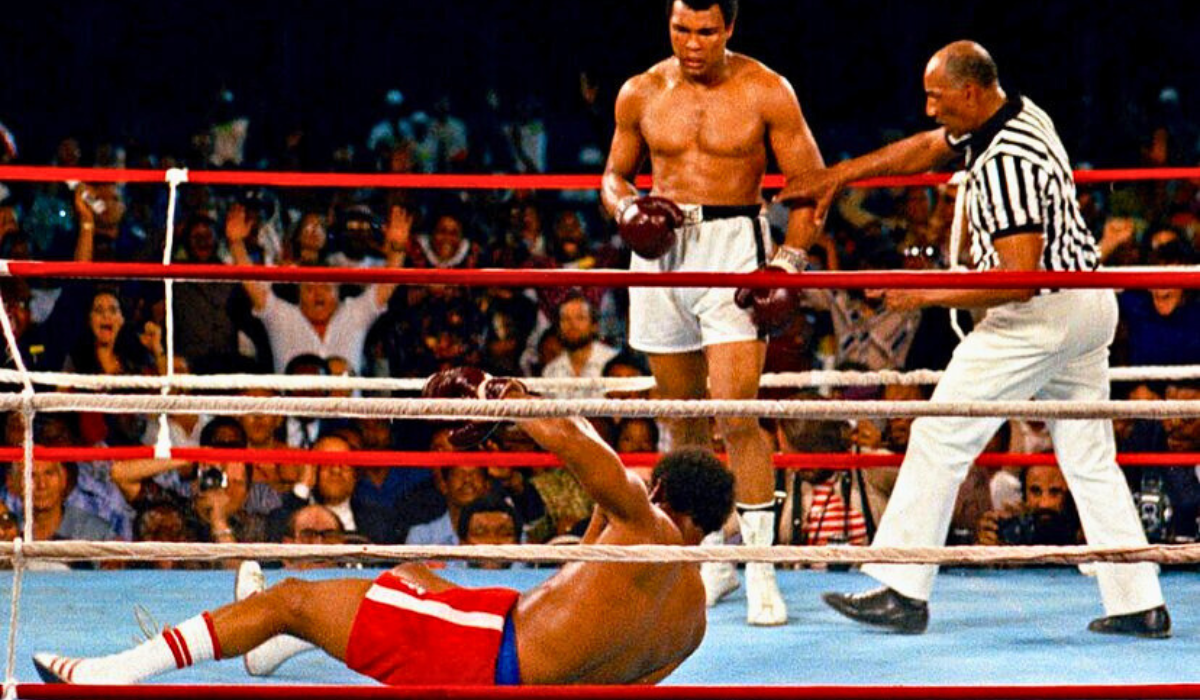 photo: Thrilla in Manila fight